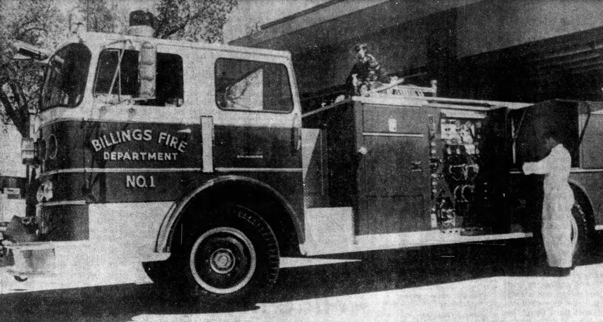 Billings fire truck, 1968